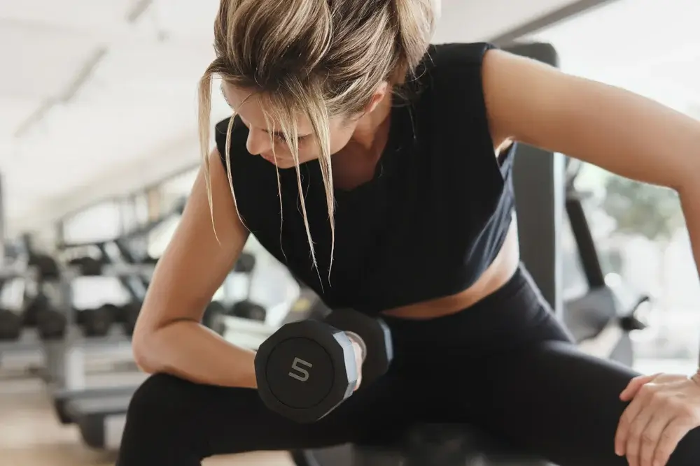 Woman working out